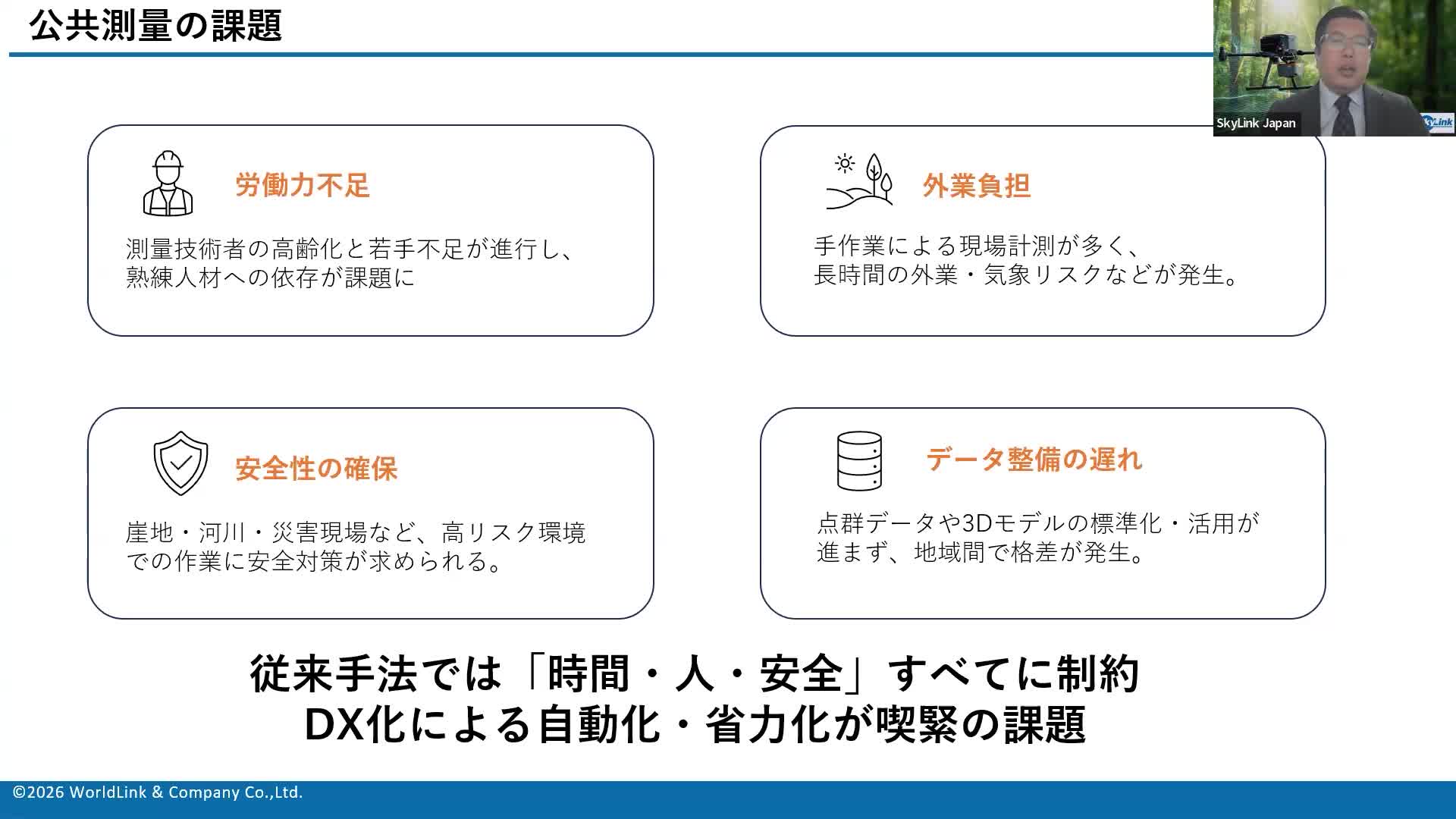 公共測量の課題