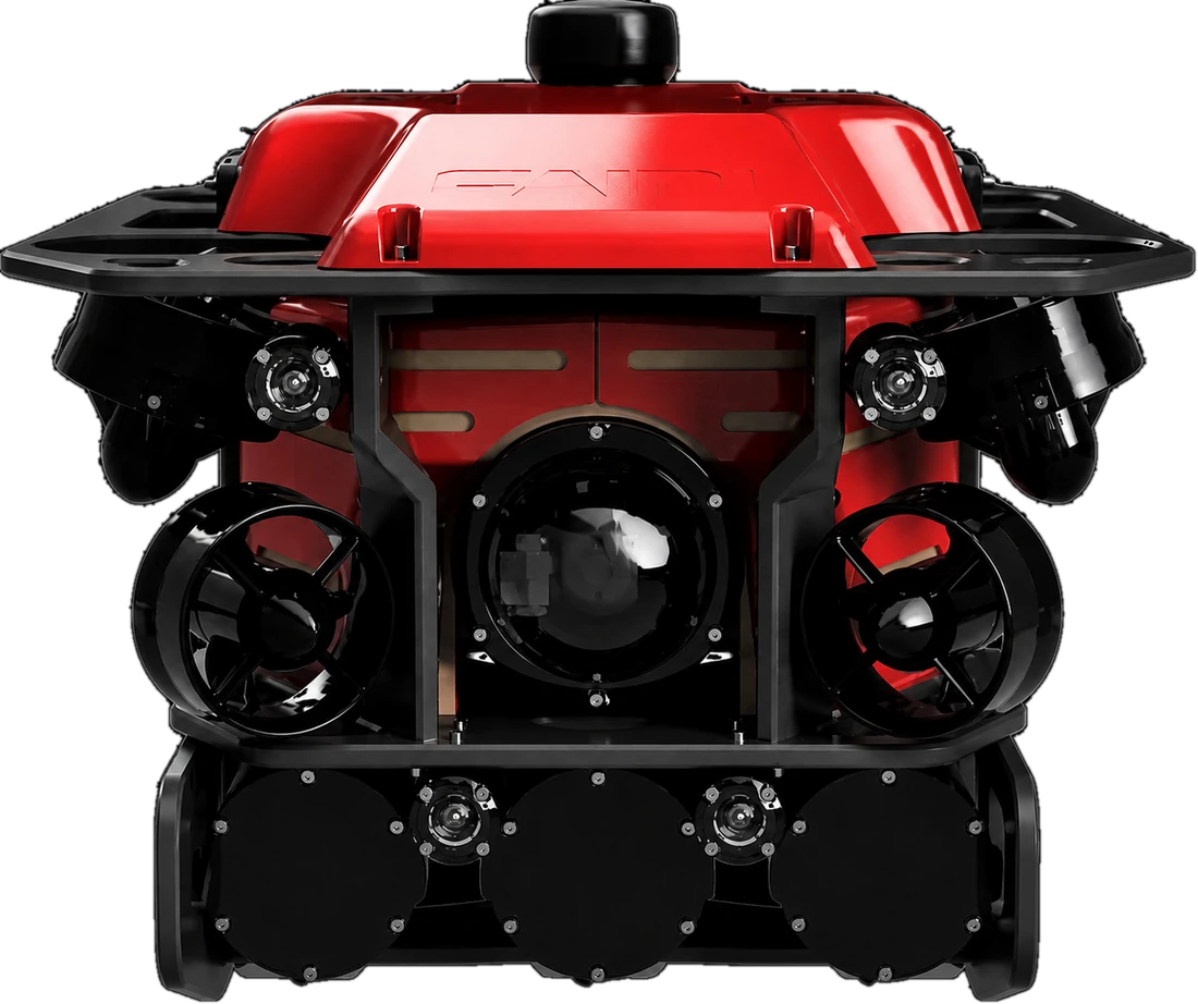 FINDi FF2 本体（正面／推進器・カメラ・LED投光器）
