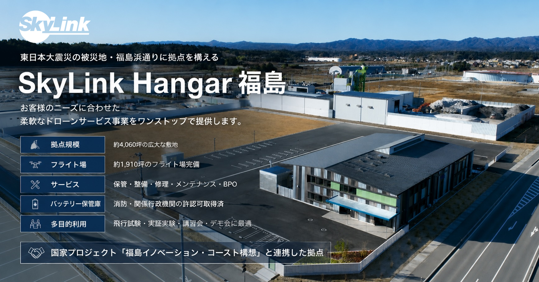SkyLink Hangar 福島