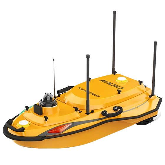送料込み 美品 超ディスクアップ HYPER 実機 水上ドローン APACHE 4 Pro × マルチビーム HQ-400｜無人深浅測量
