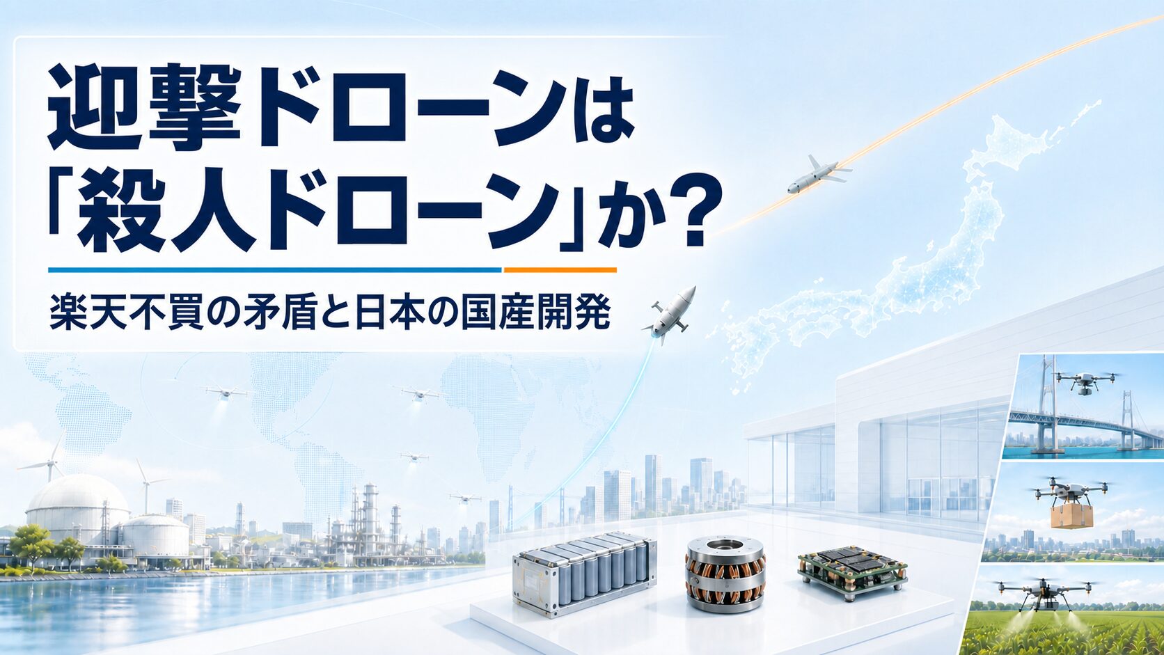 迎撃ドローンは「殺人ドローン」か？ 楽天不買の矛盾と、日本の国産開発が必要な理由