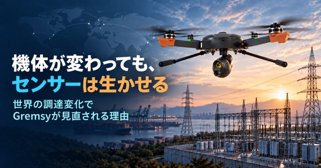 機体が変わっても、センサーは生かせる―Gremsy LYNXカメラを搭載した産業用ドローン
