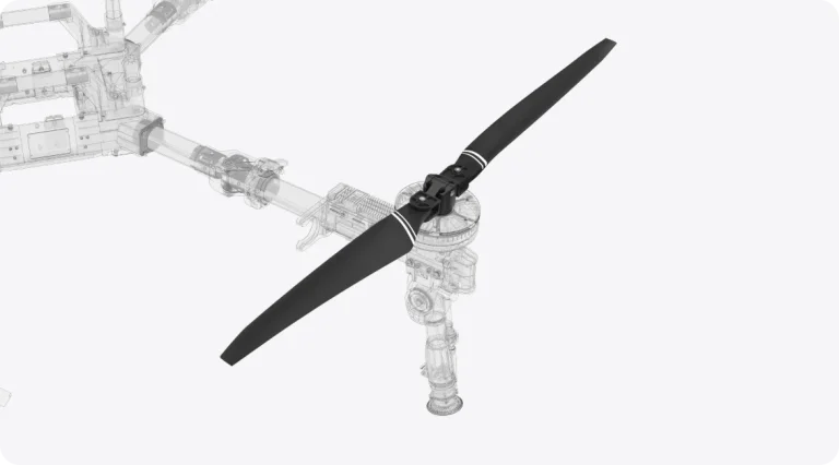 48.5インチの折りたたみプロペラ