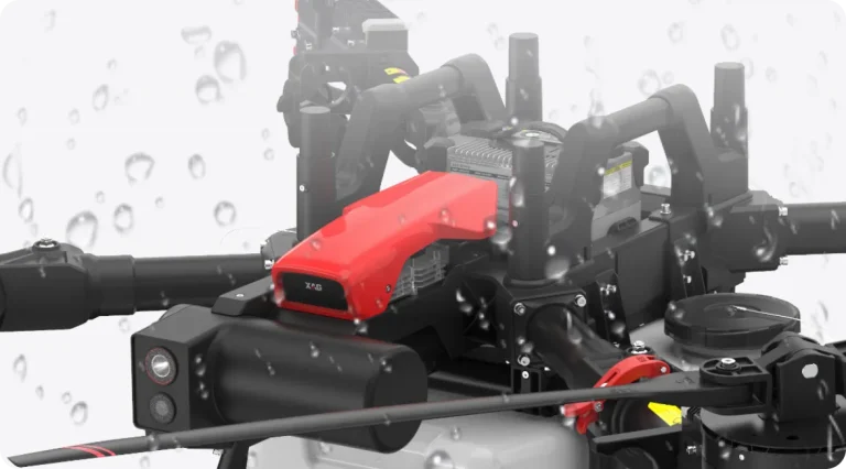 水滴のかかったXAG P60の機体